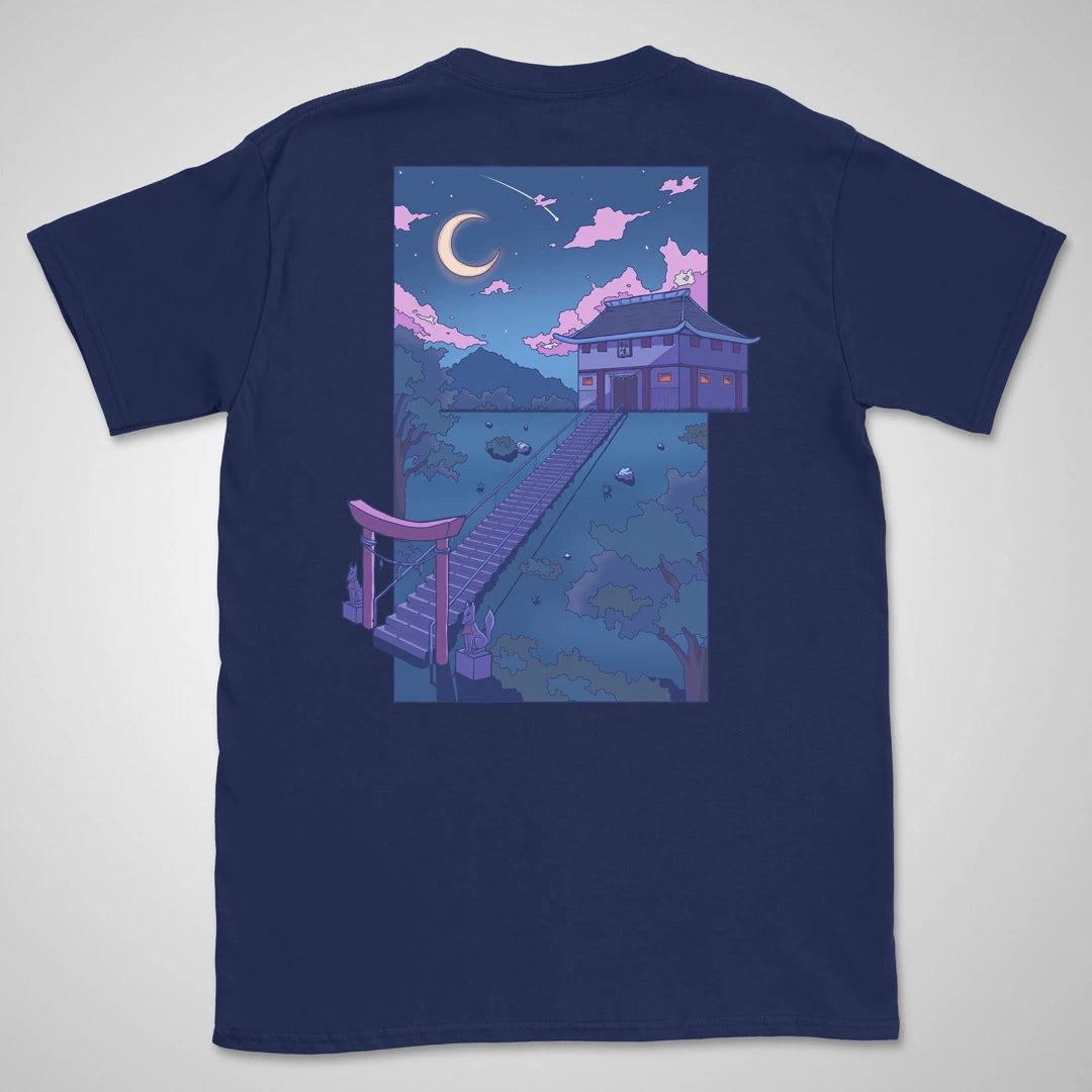 LoFi Night | back print ❀ T-shirt