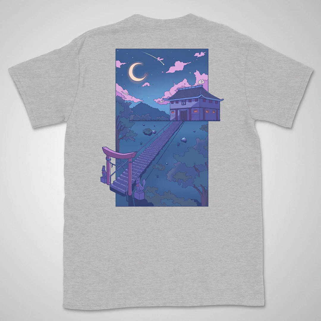 LoFi Night | back print ❀ T-shirt