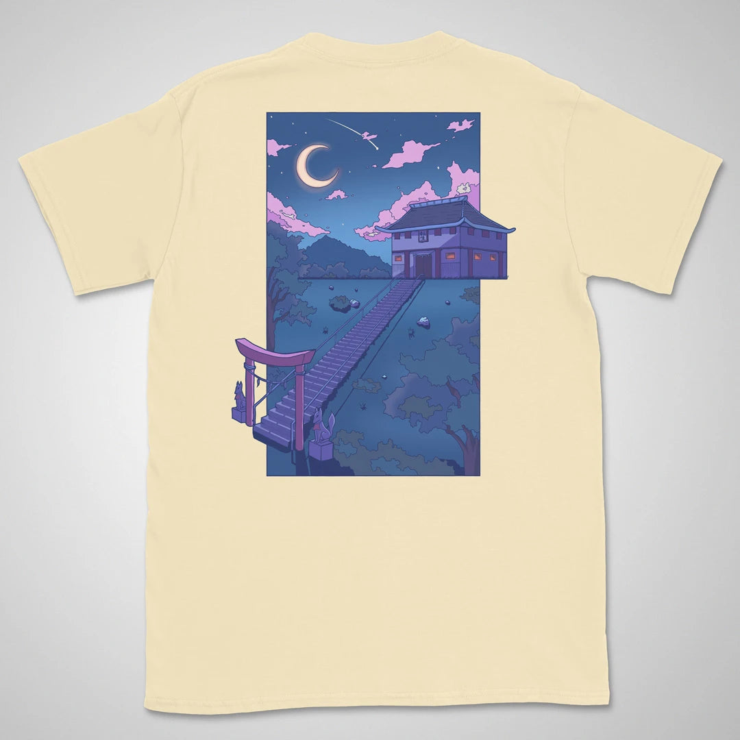 LoFi Night | back print ❀ T-shirt