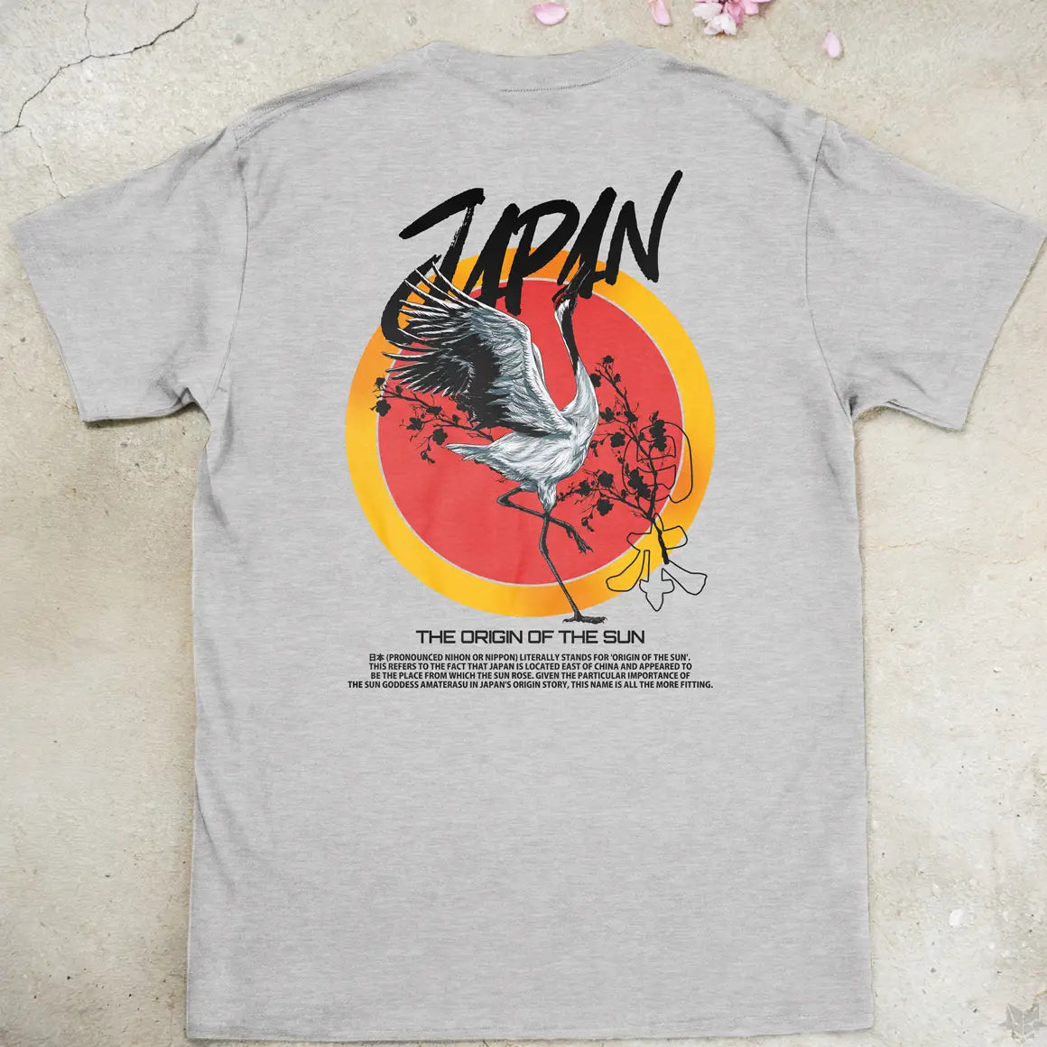 Nippon Crane | back print ❀ T-shirt
