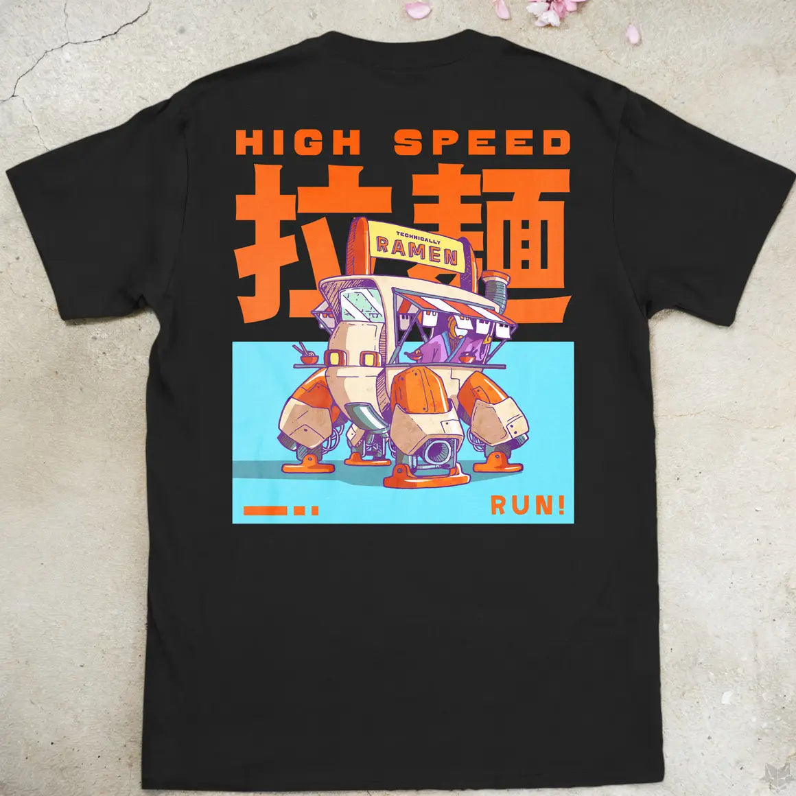 Ramen Runner | back print ❀ T-shirt