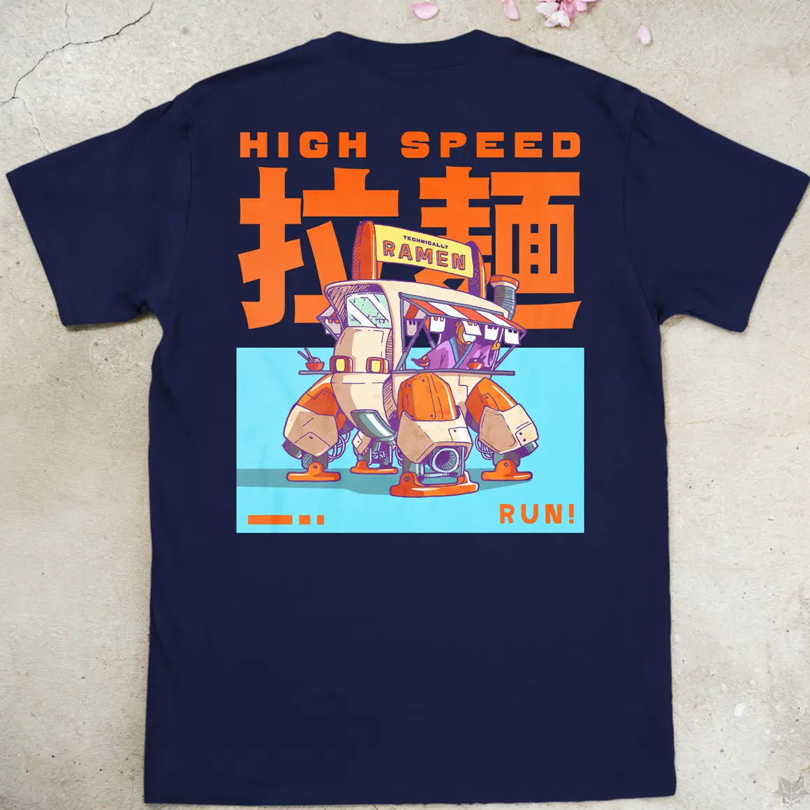Ramen Runner | back print ❀ T-shirt