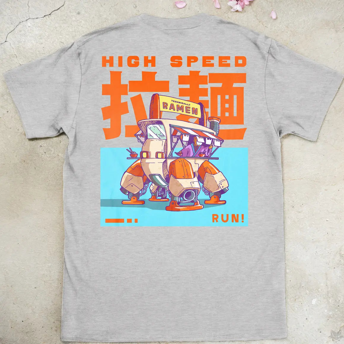 Ramen Runner | back print ❀ T-shirt