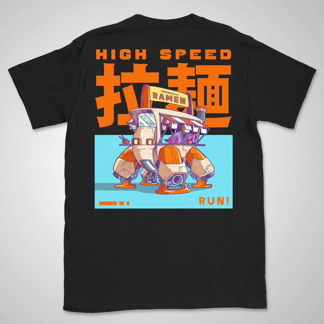 Ramen Runner | back print ❀ T-shirt