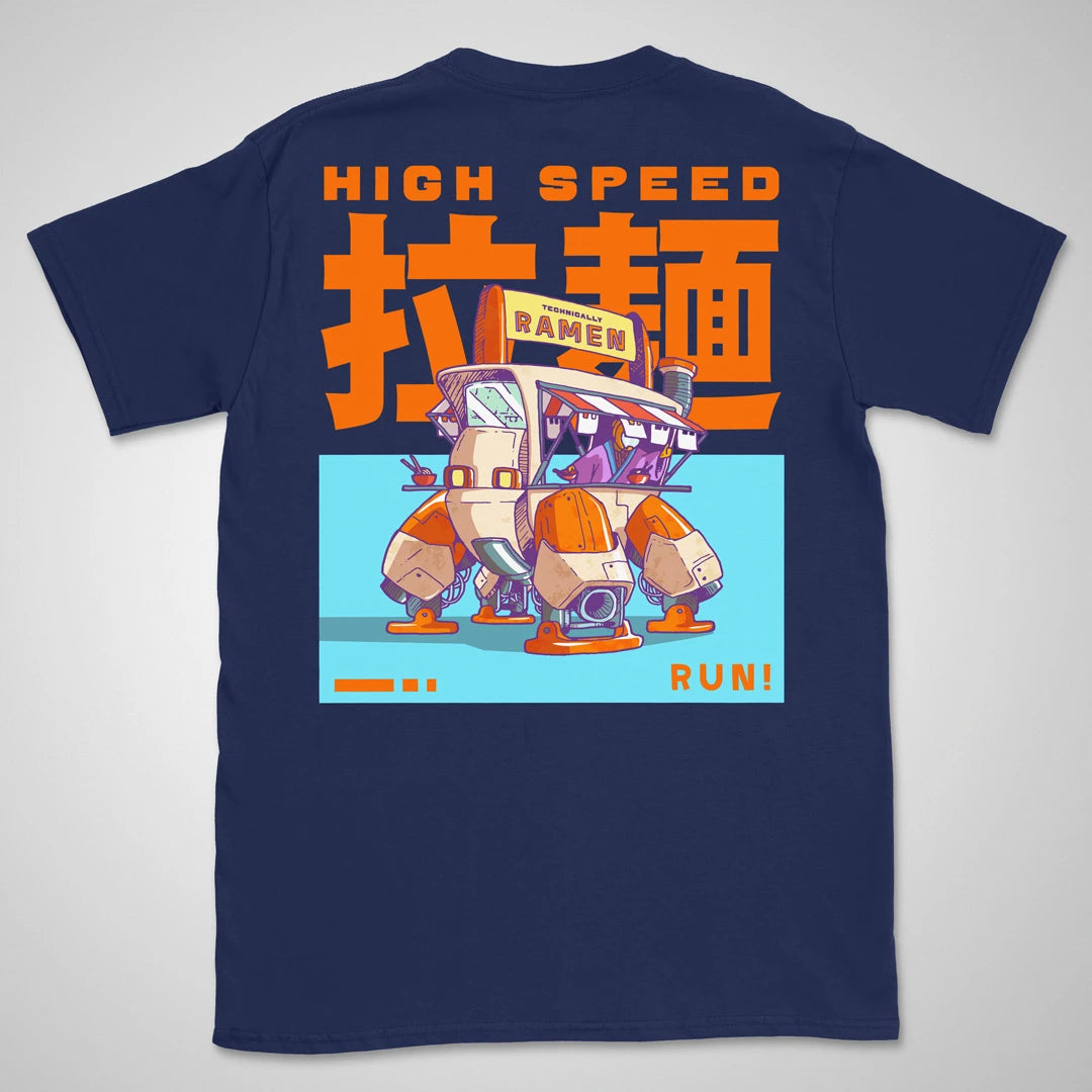 Ramen Runner | back print ❀ T-shirt