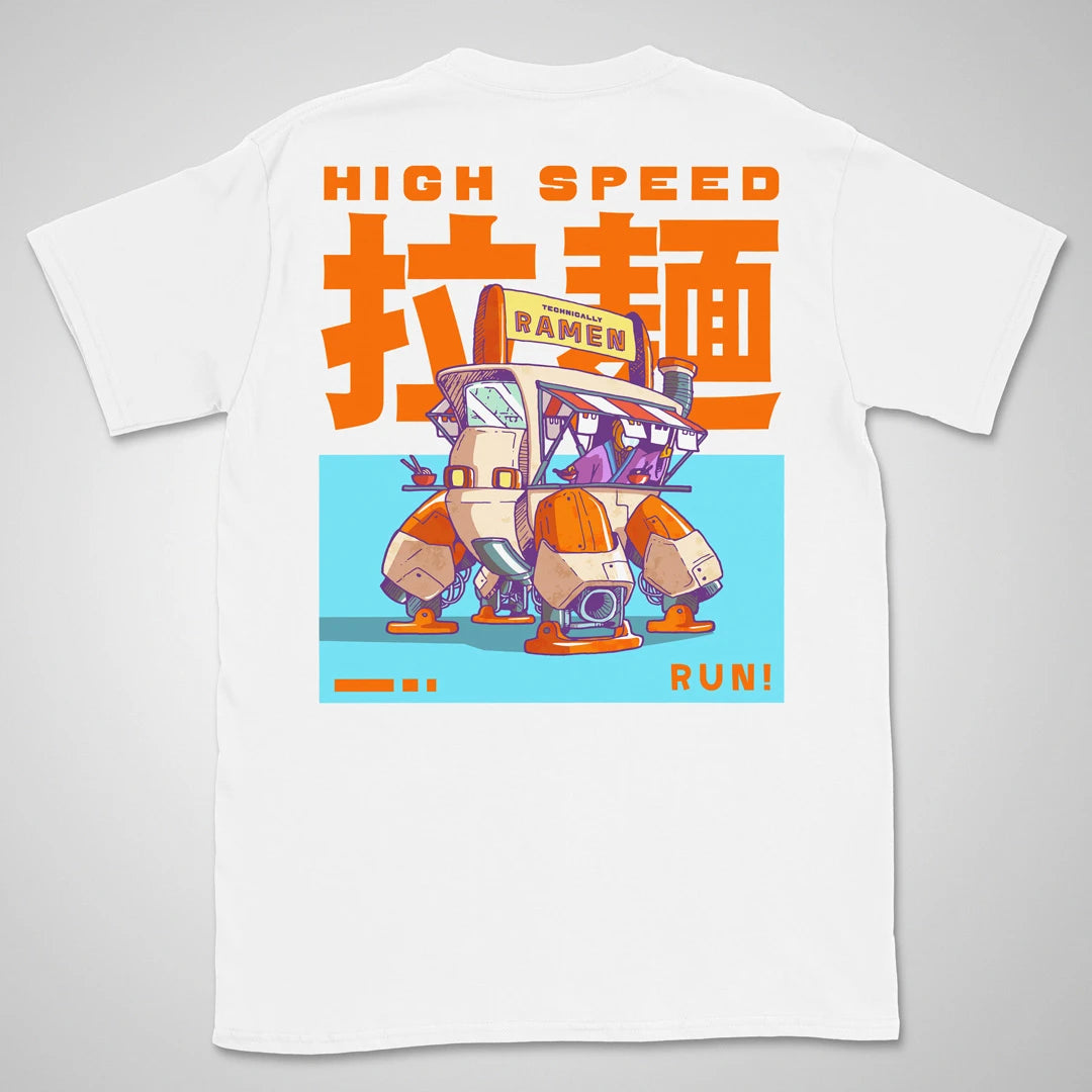 Ramen Runner | back print ❀ T-shirt