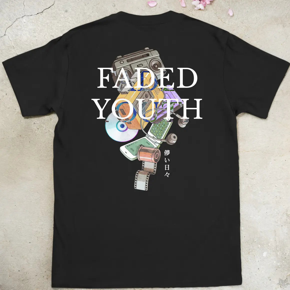 Faded Youth | back print ❀ T-shirt