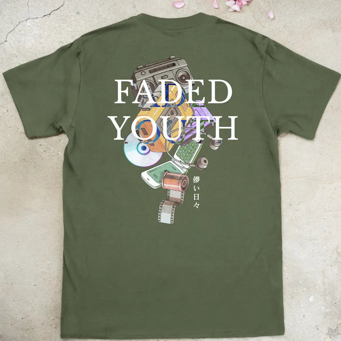 Faded Youth | back print ❀ T-shirt
