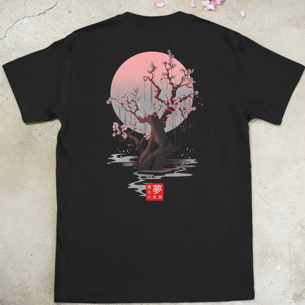 Sakura Moon | back print ❀ T-shirt