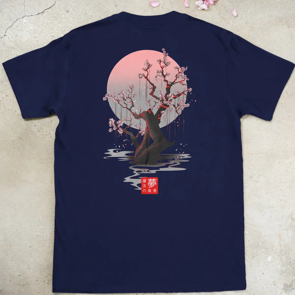Sakura Moon | back print ❀ T-shirt