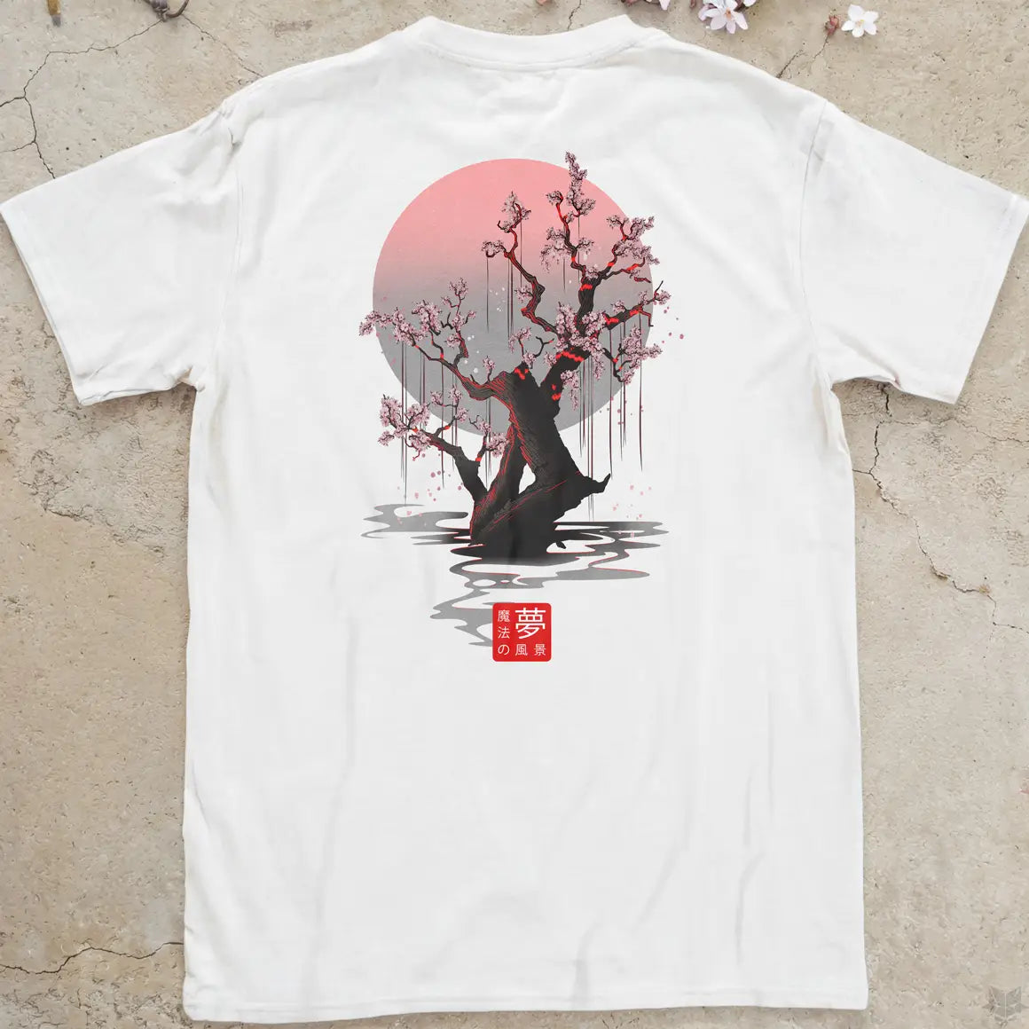 Sakura Moon | back print ❀ T-shirt