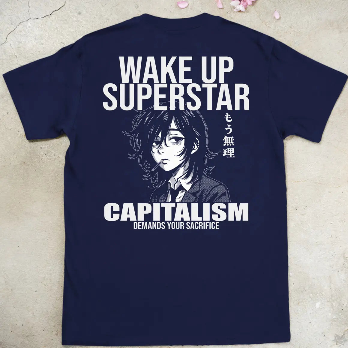 Wake Up Superstar | back print ❀ T-shirt