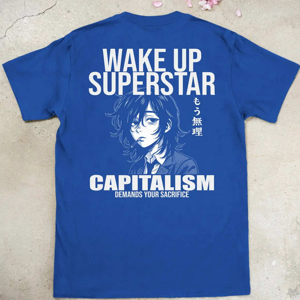 Wake Up Superstar | back print ❀ T-shirt