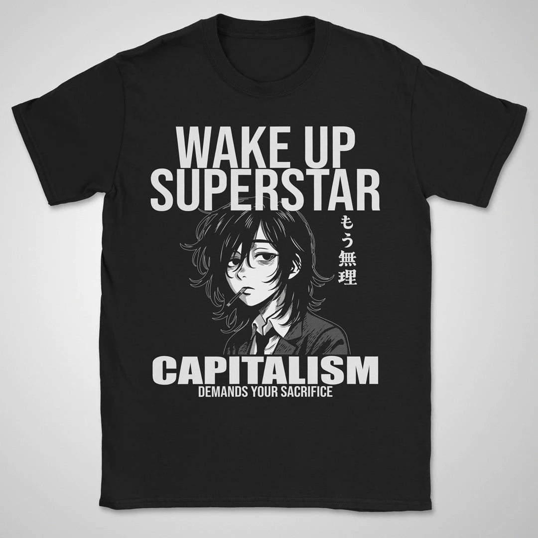 Wake Up Superstar T-shirt – Catgirl Riot
