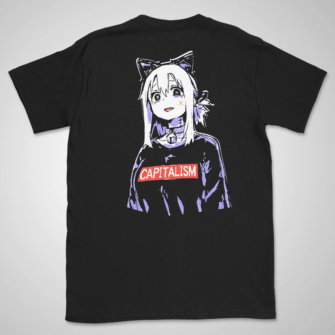 Capitalism | back print ❀ T-shirt
