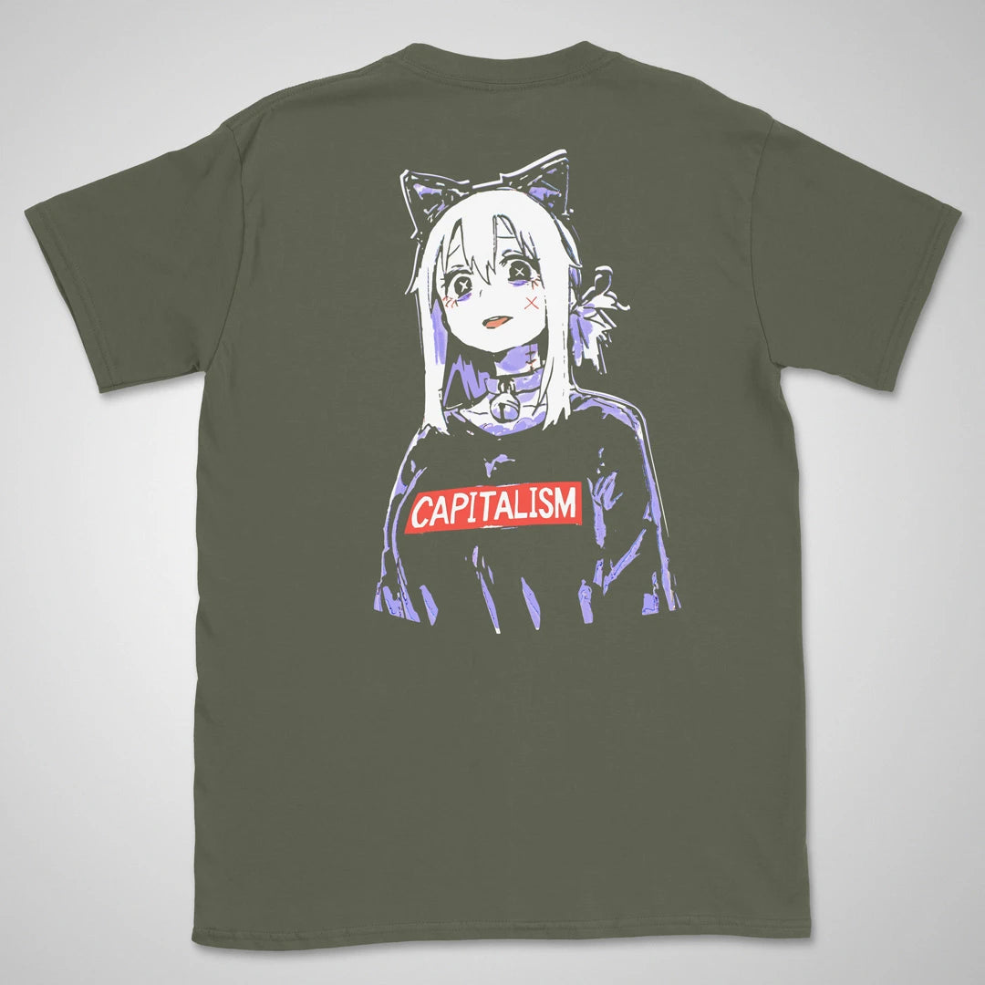 Capitalism | back print ❀ T-shirt
