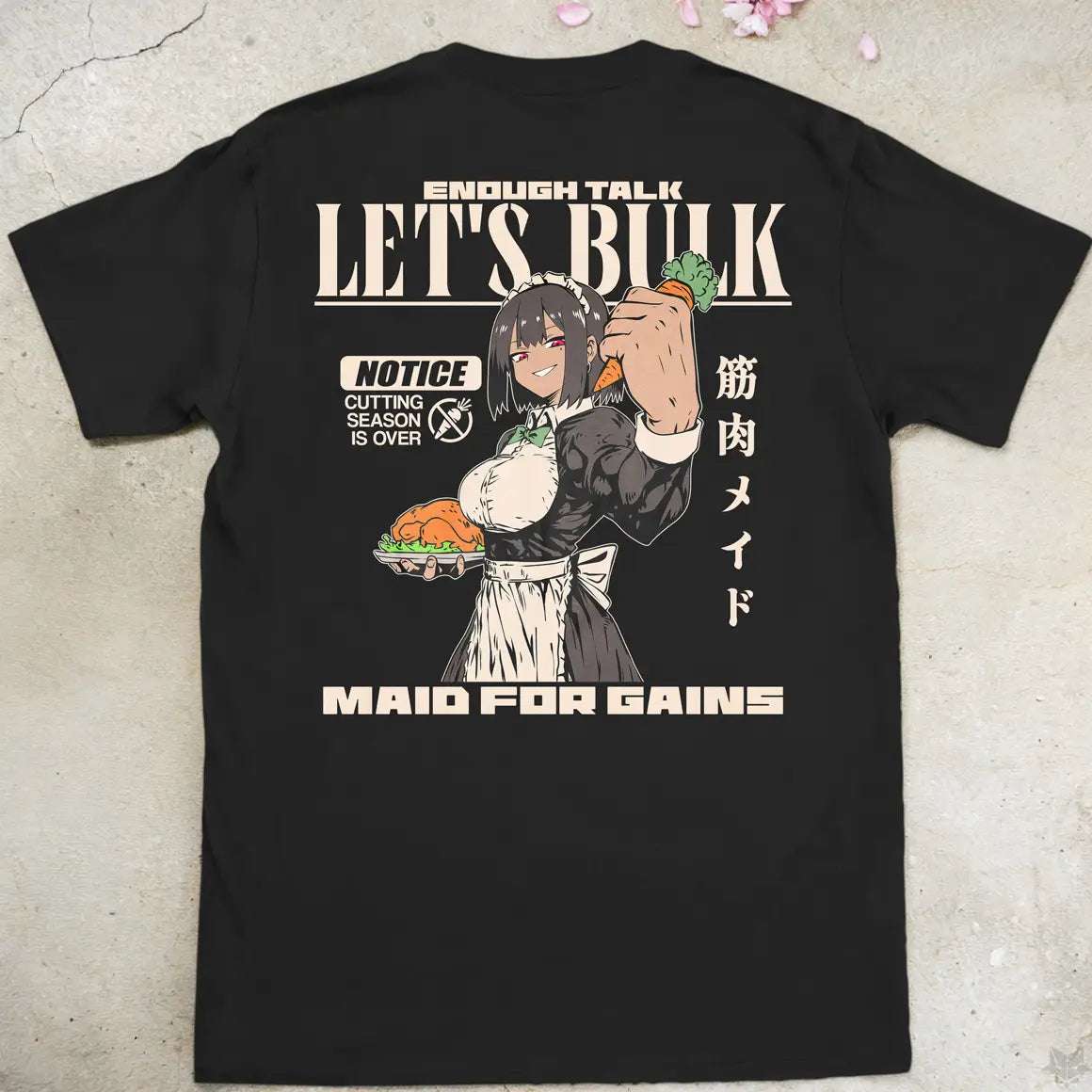 Let's Bulk | back print ❀ T-shirt