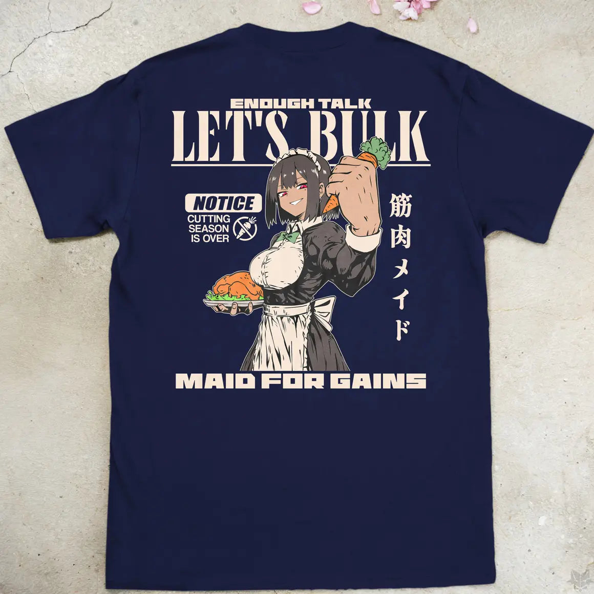 Let's Bulk | back print ❀ T-shirt