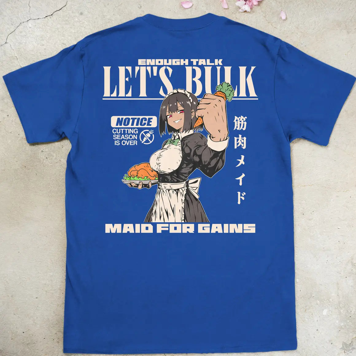 Let's Bulk | back print ❀ T-shirt