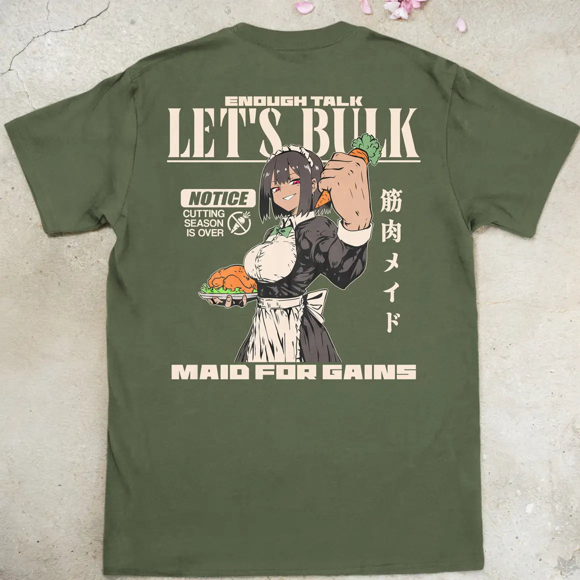 Let's Bulk | back print ❀ T-shirt