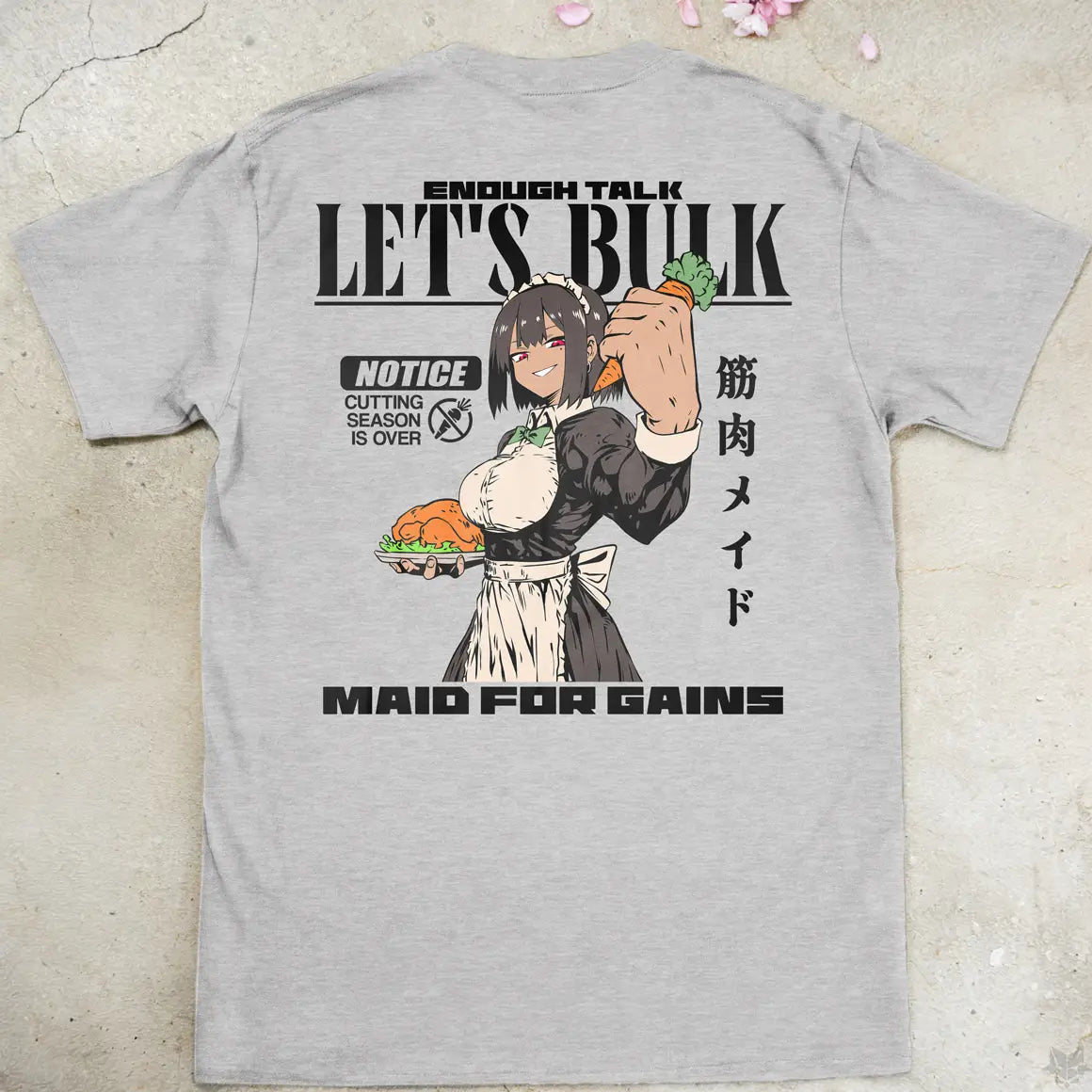Let's Bulk | back print ❀ T-shirt