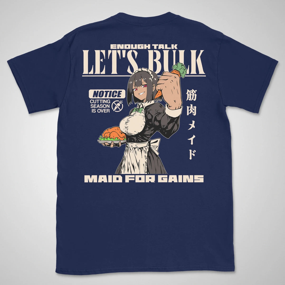 Let's Bulk | back print ❀ T-shirt