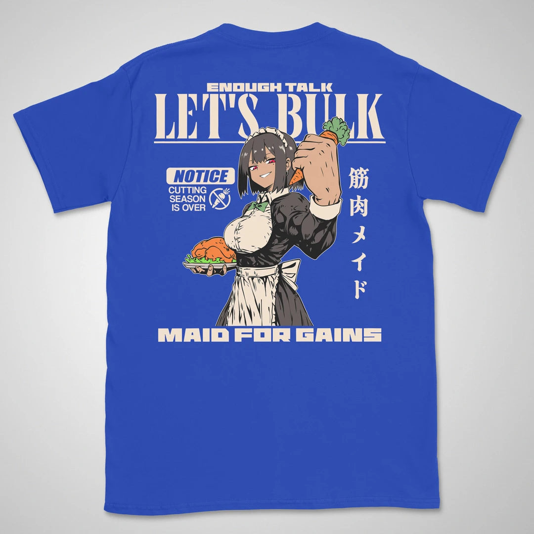 Let's Bulk | back print ❀ T-shirt