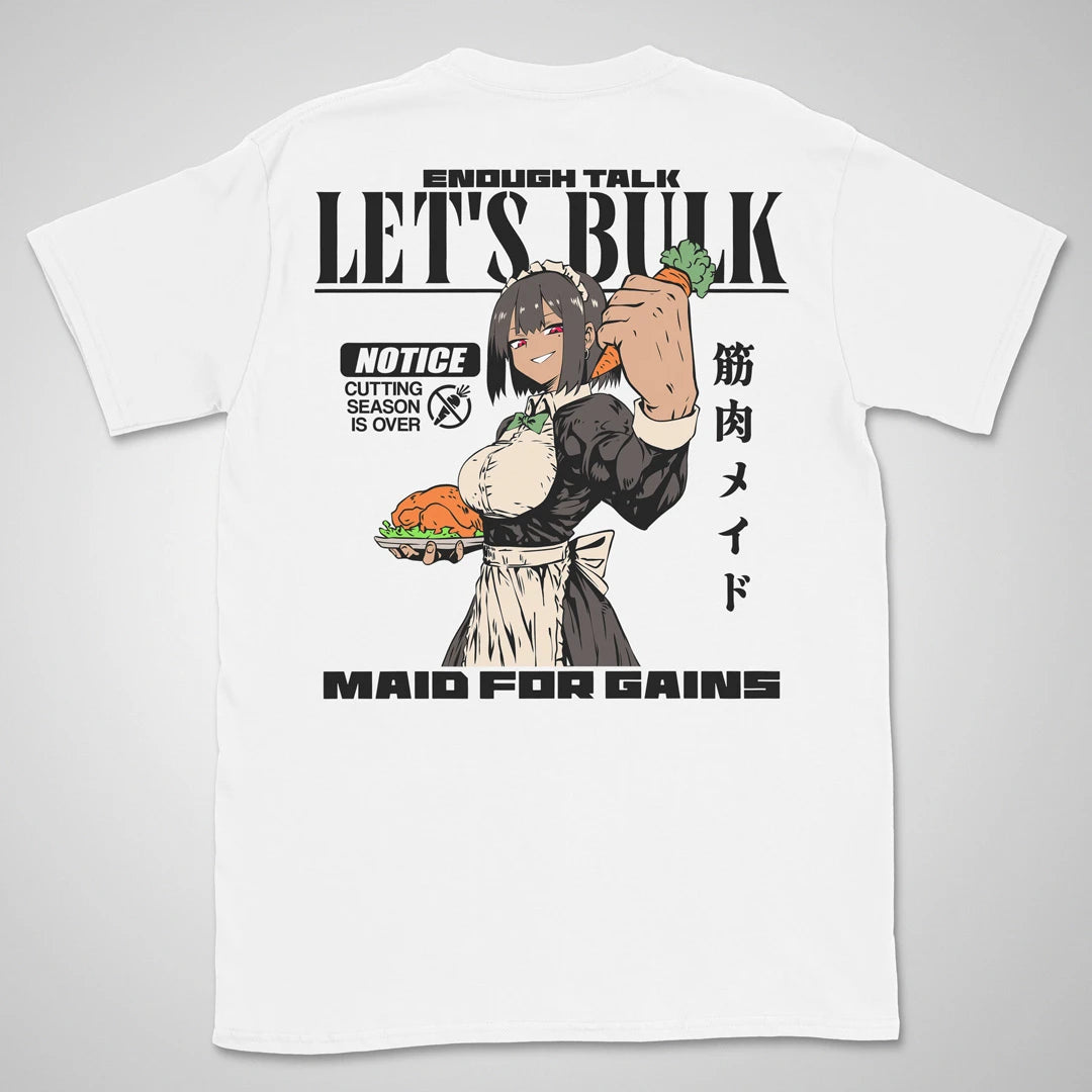 Let's Bulk | back print ❀ T-shirt