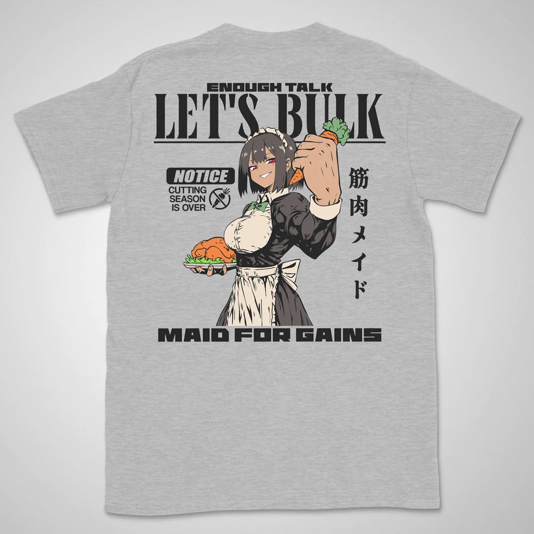 Let's Bulk | back print ❀ T-shirt