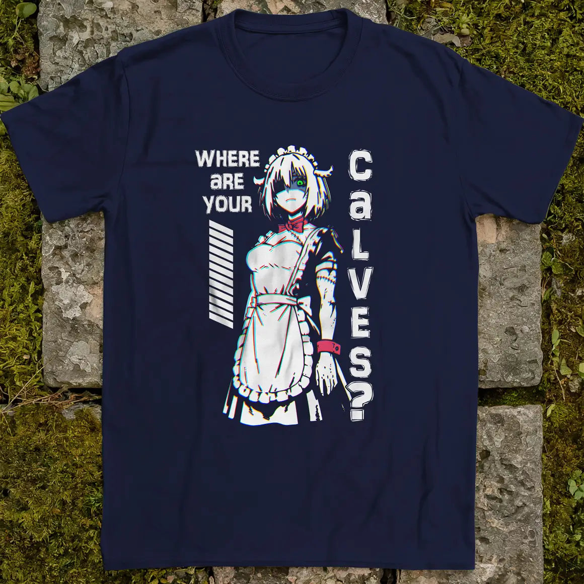 Calf Check Maid ❀ T-shirt