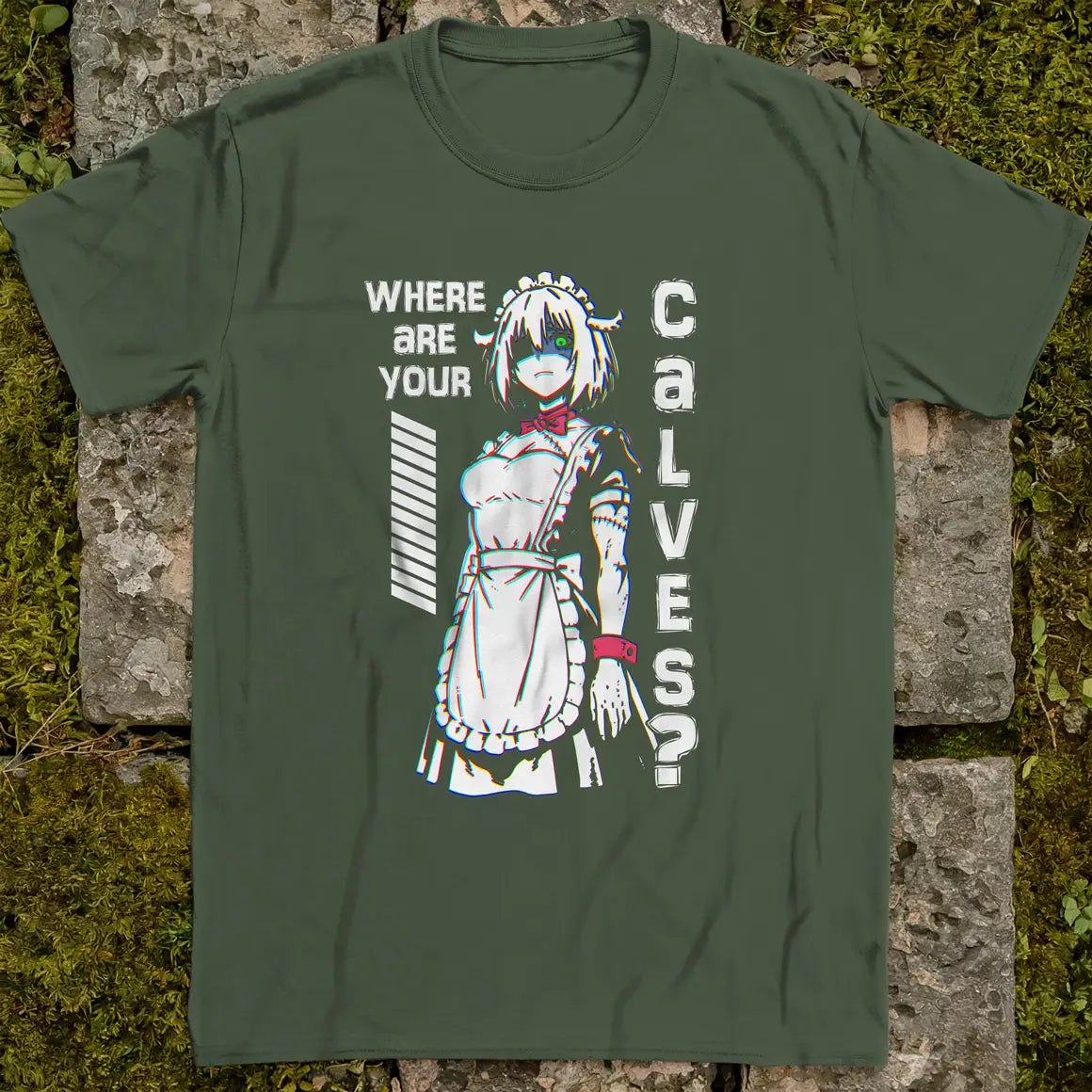 Calf Check Maid ❀ T-shirt