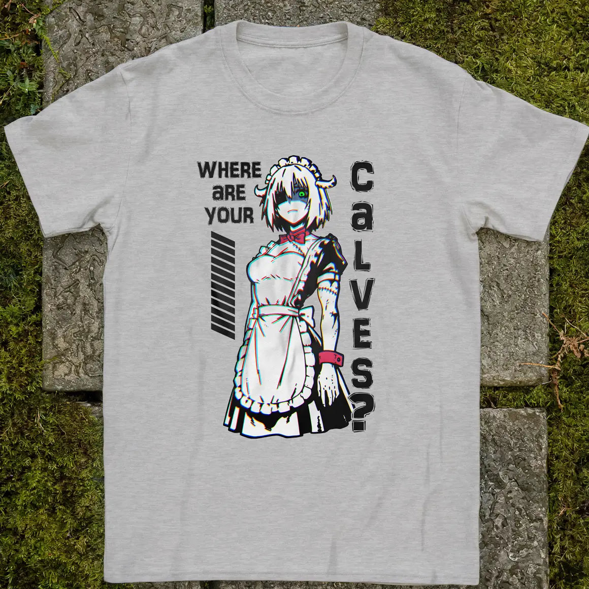 Calf Check Maid ❀ T-shirt