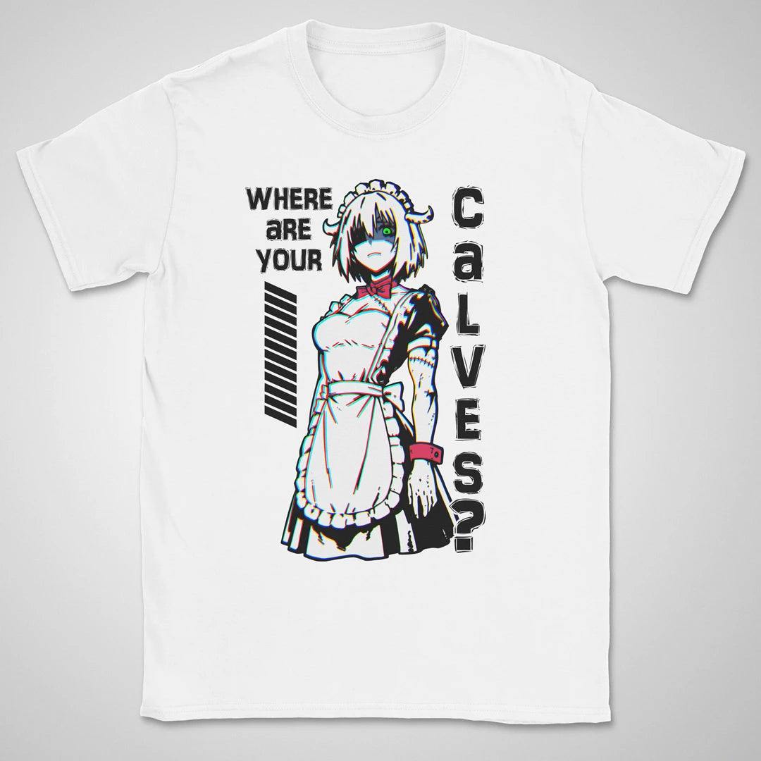 Calf Check Maid ❀ T-shirt