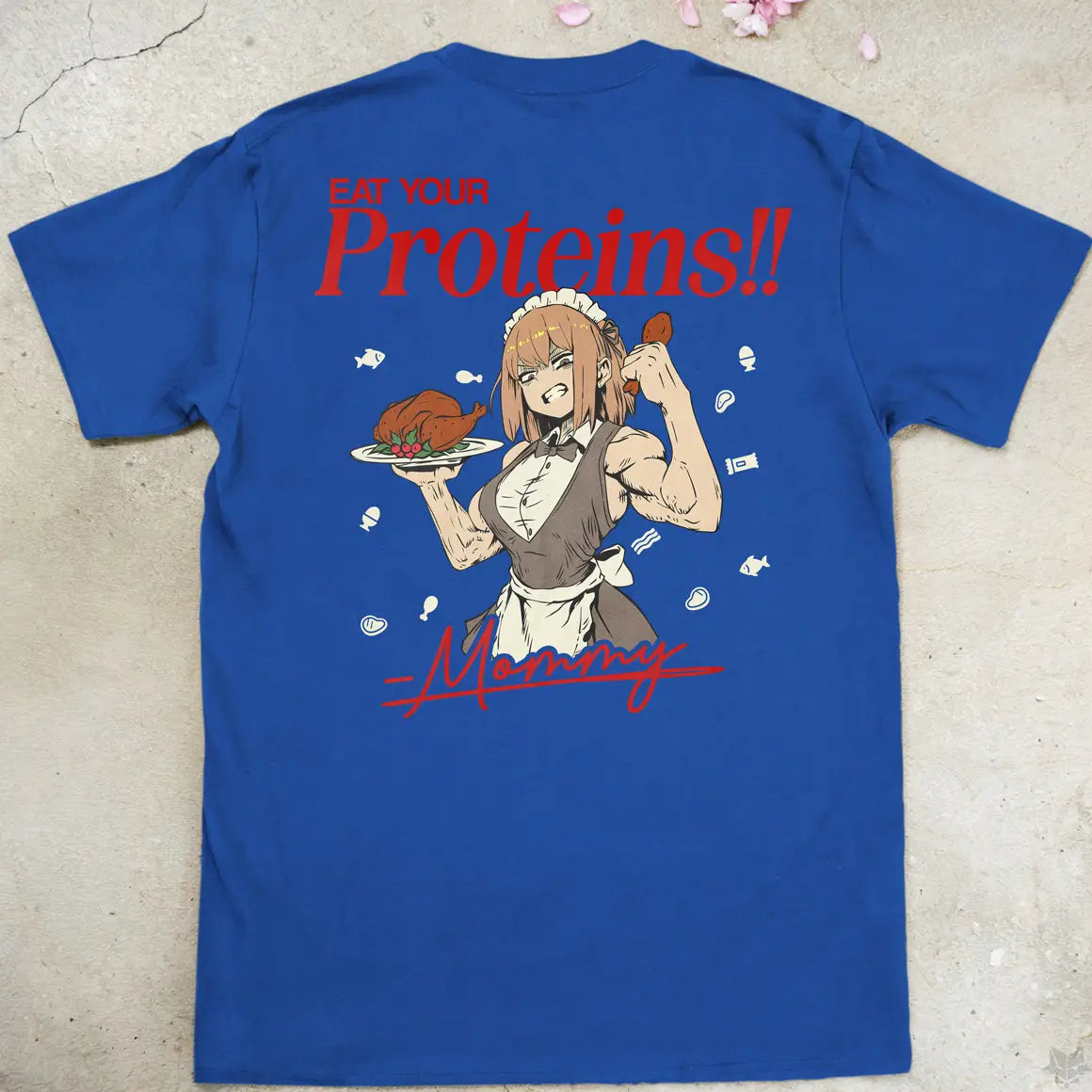 Eat Your Proteins | back print ❀ T-shirt