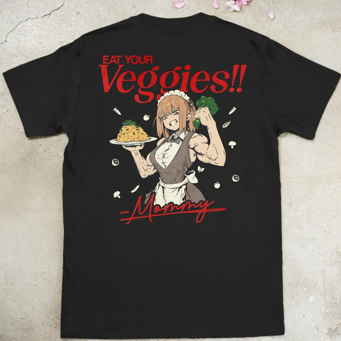 Eat Your Veggies | back print ❀ T-shirt