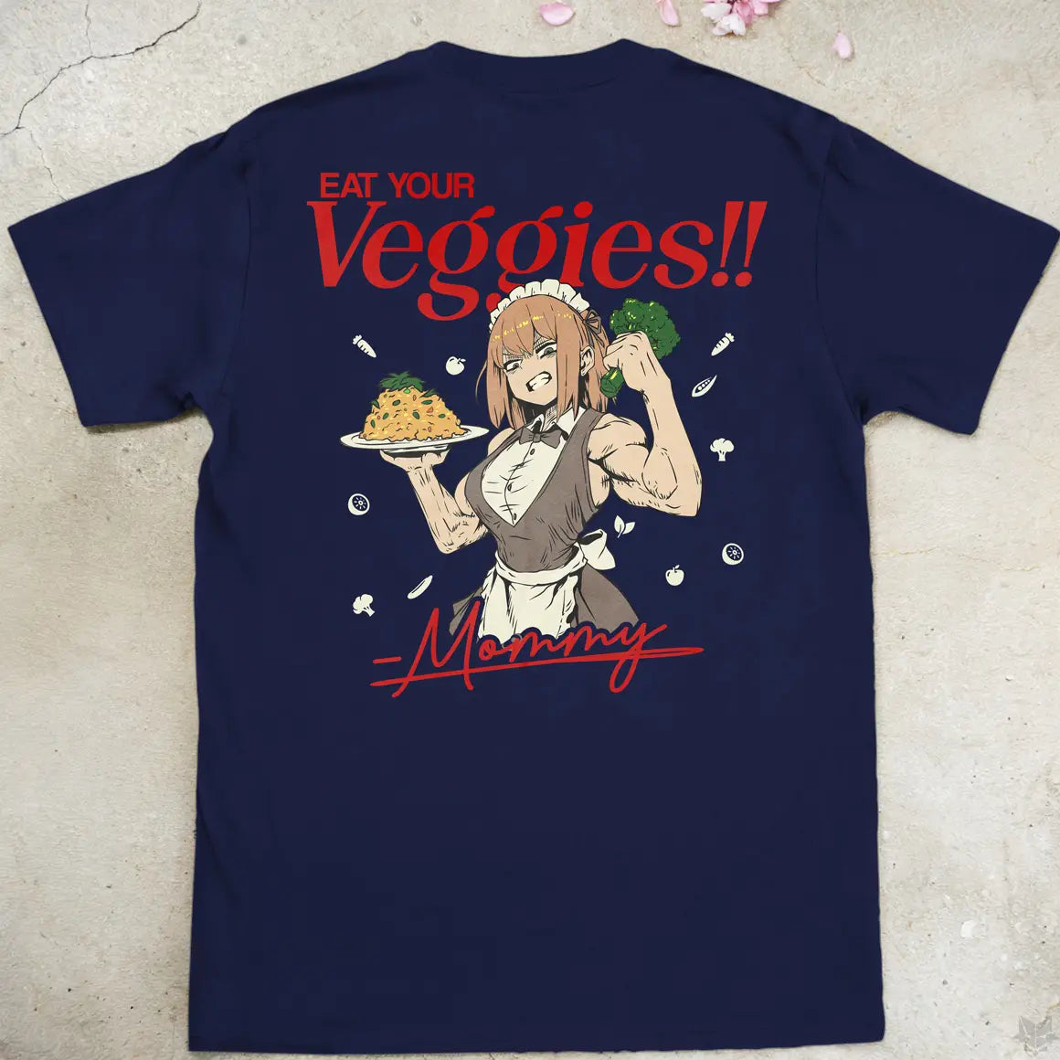 Eat Your Veggies | back print ❀ T-shirt