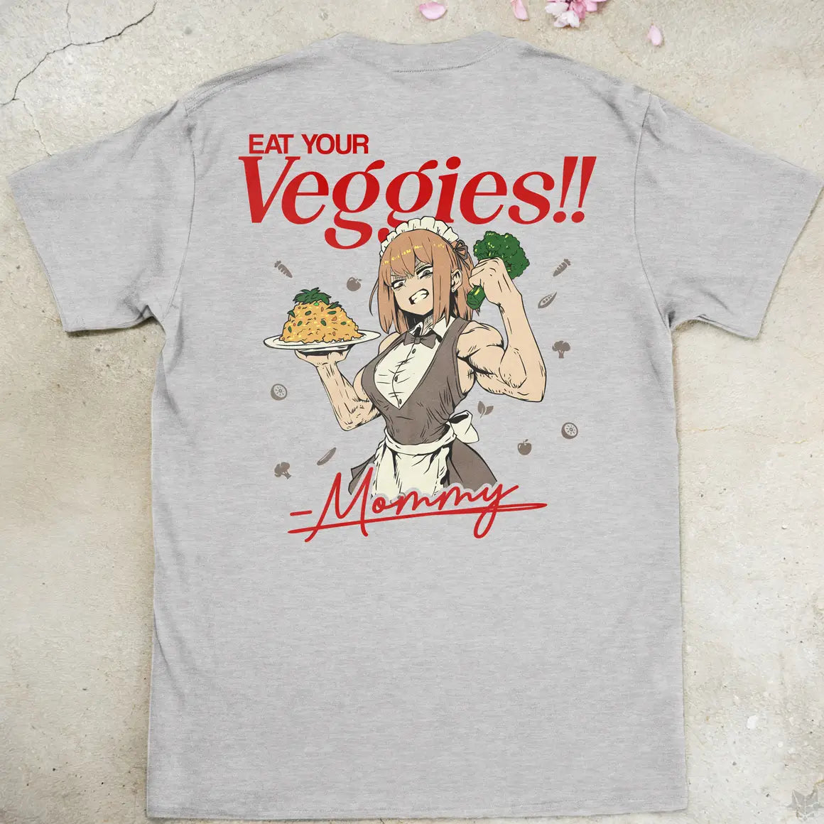 Eat Your Veggies | back print ❀ T-shirt