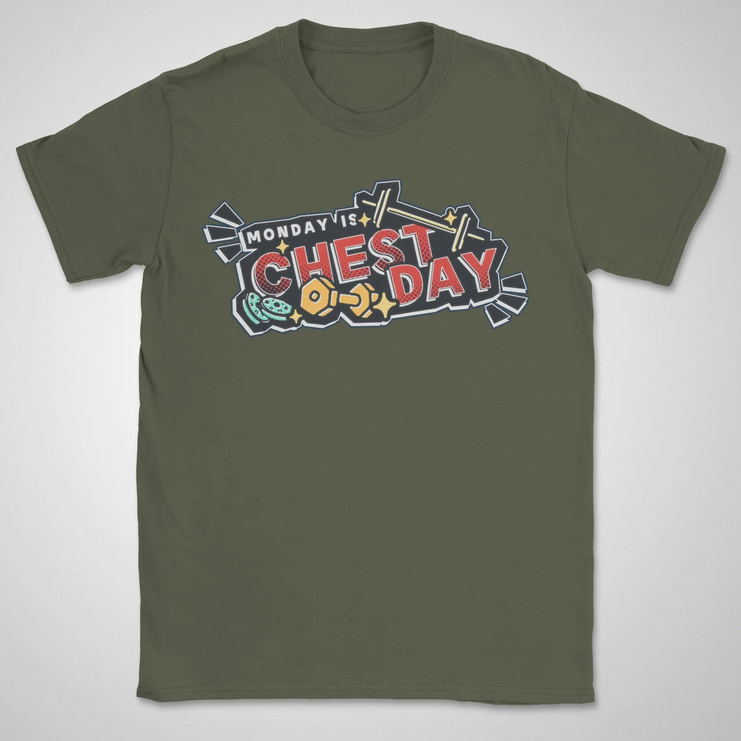 Monday Is Chest Day ❀ T-shirt
