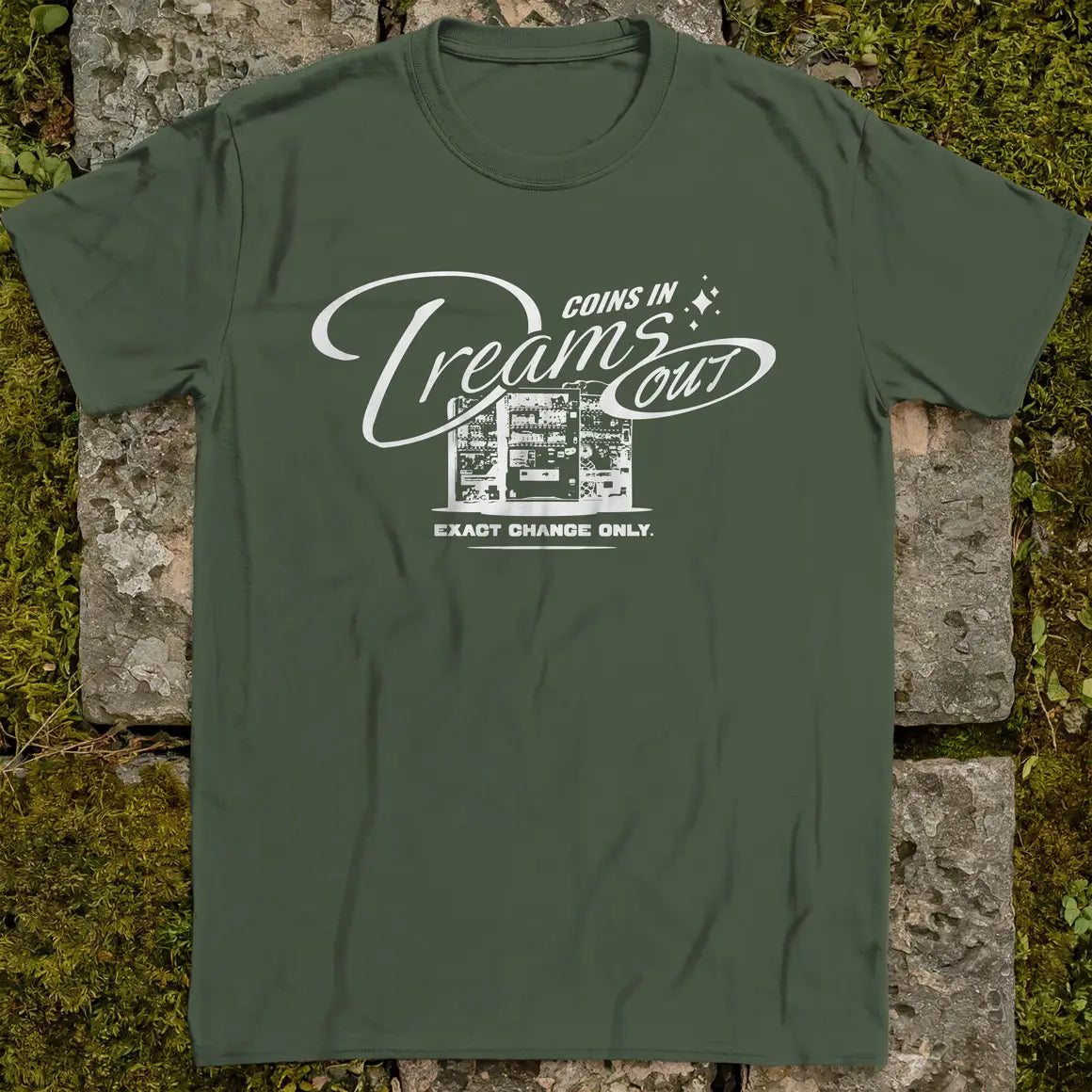Coins In, Dreams Out BW ❀ T-shirt