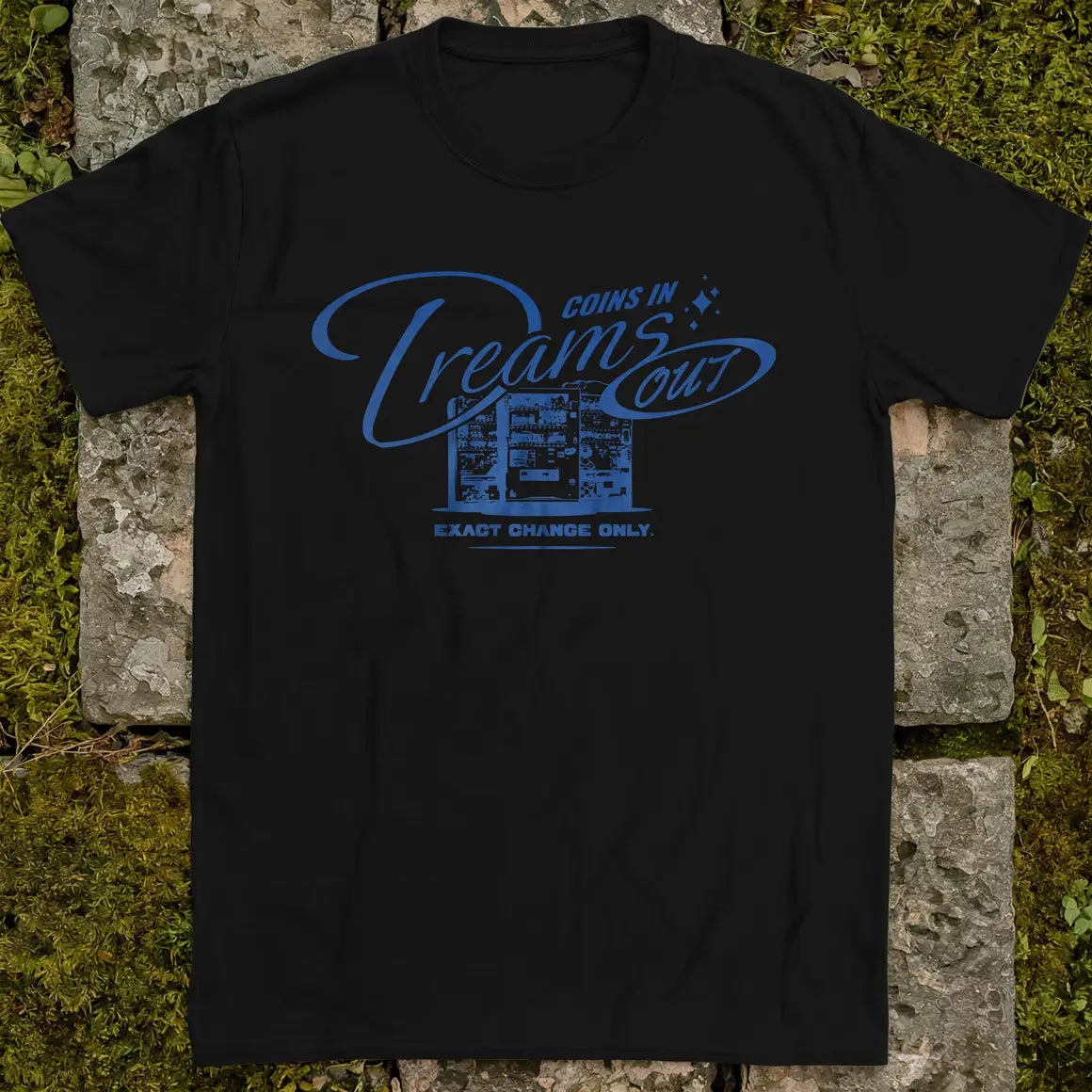 Coins In, Dreams Out Blue ❀ T-shirt