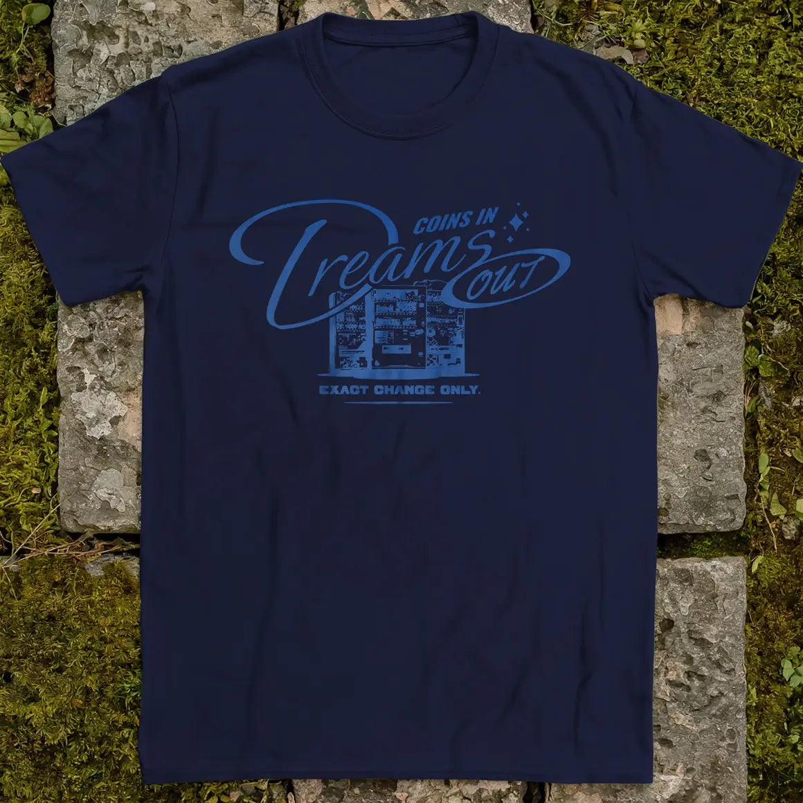 Coins In, Dreams Out Blue ❀ T-shirt