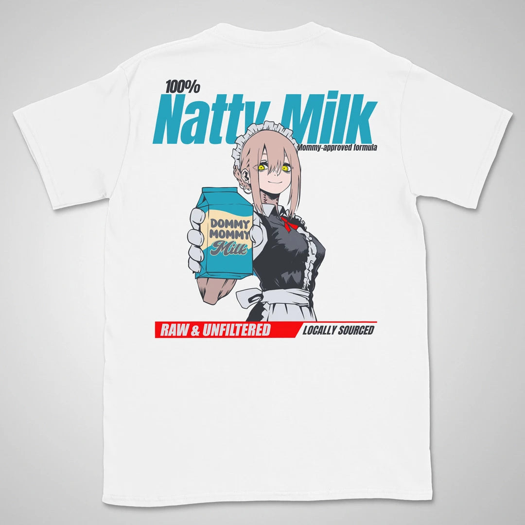Natty Milk | back print ❀ T-shirt