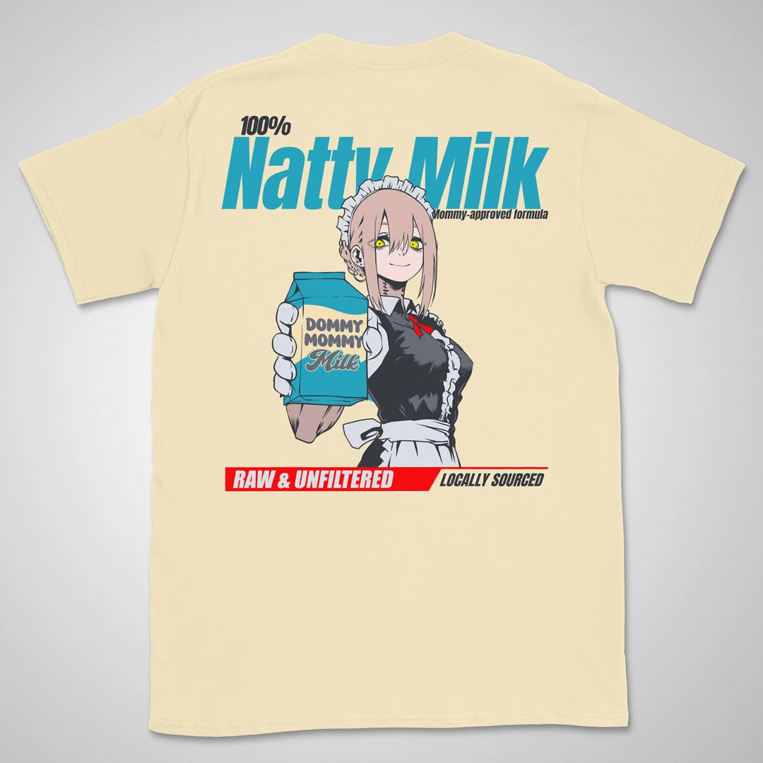 Natty Milk | back print ❀ T-shirt