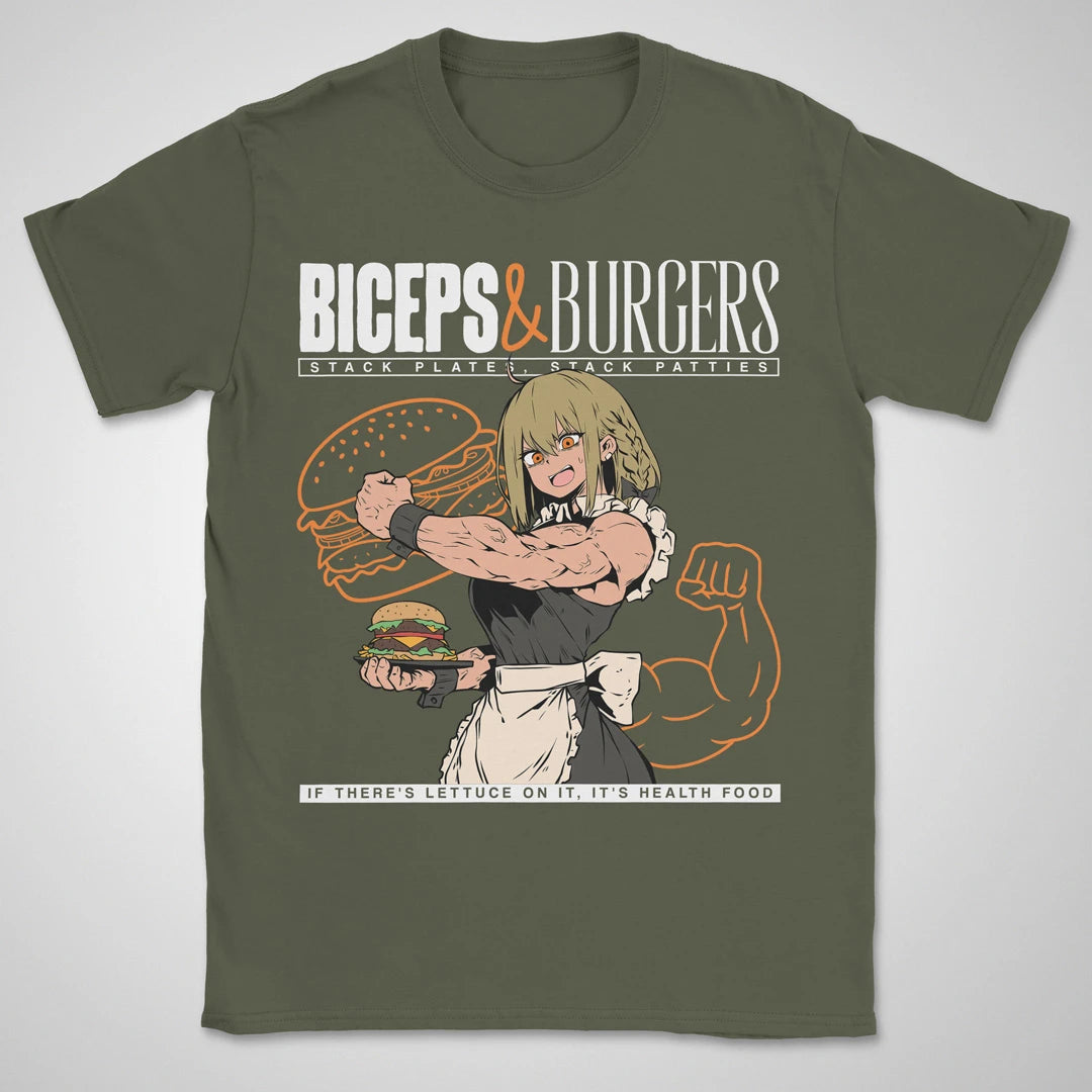 Biceps & Burgers ❀ T-shirt