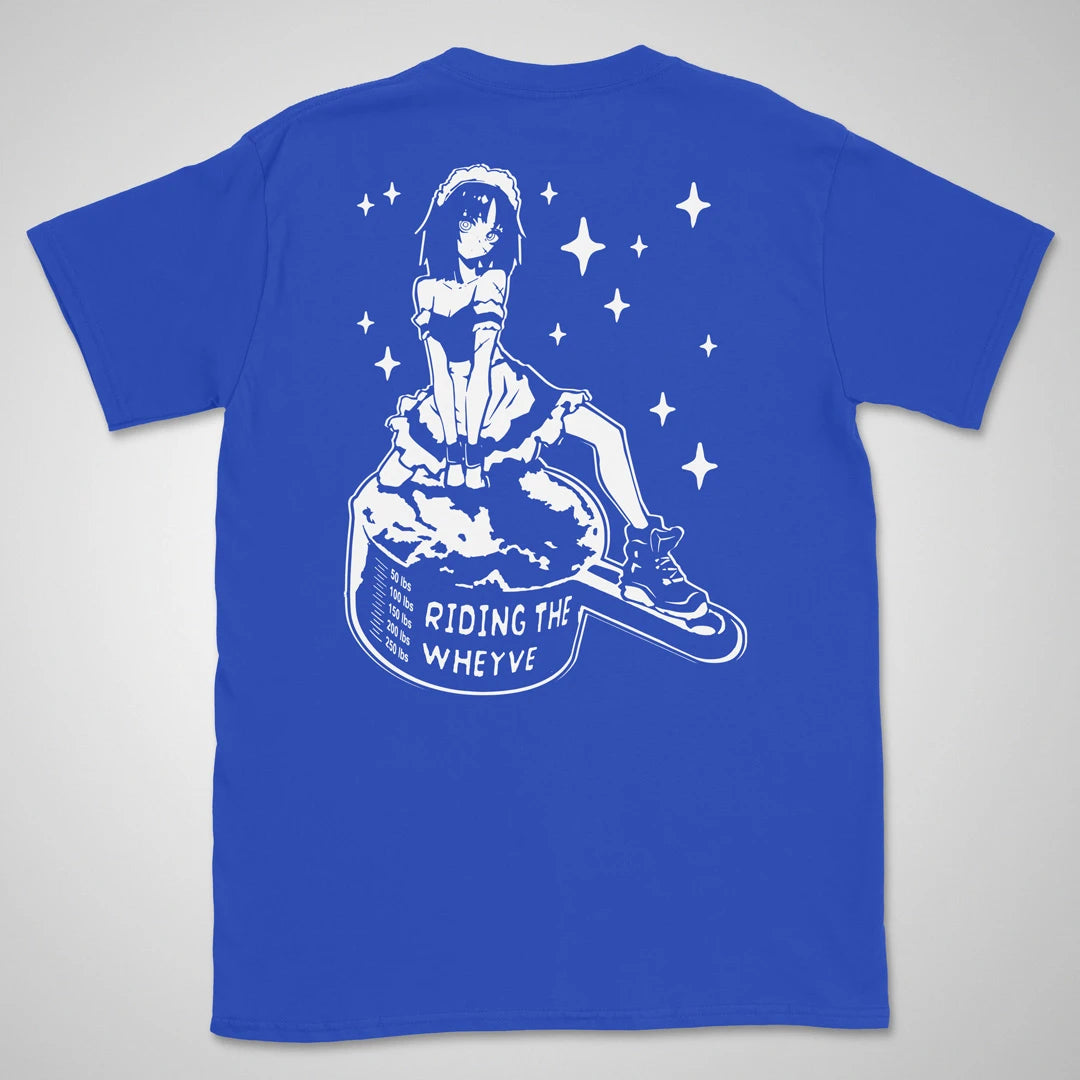 Riding The Wheyve | back print ❀ T-shirt
