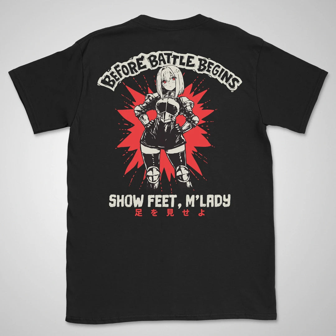 Show Feet M'Lady | back print ❀ T-shirt