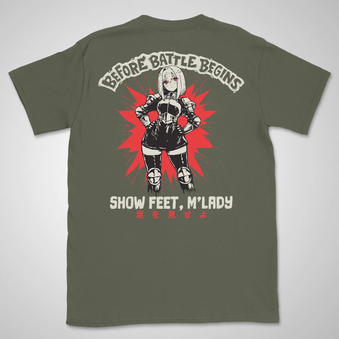 Show Feet M'Lady | back print ❀ T-shirt