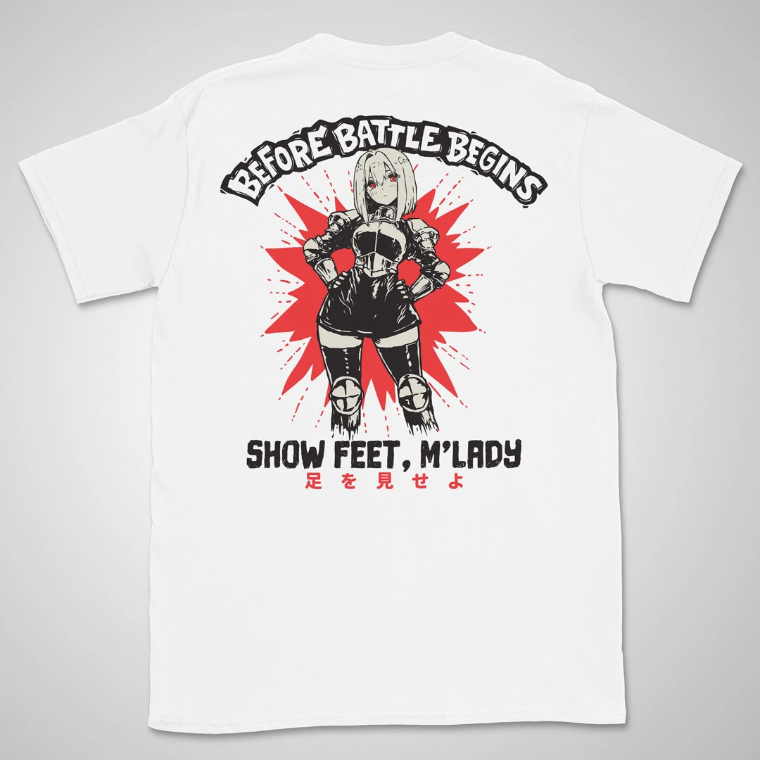 Show Feet M'Lady | back print ❀ T-shirt