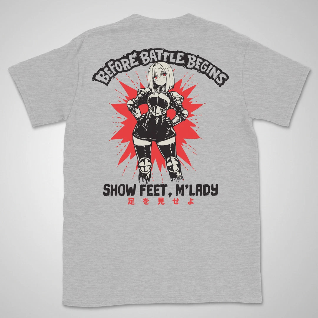 Show Feet M'Lady | back print ❀ T-shirt