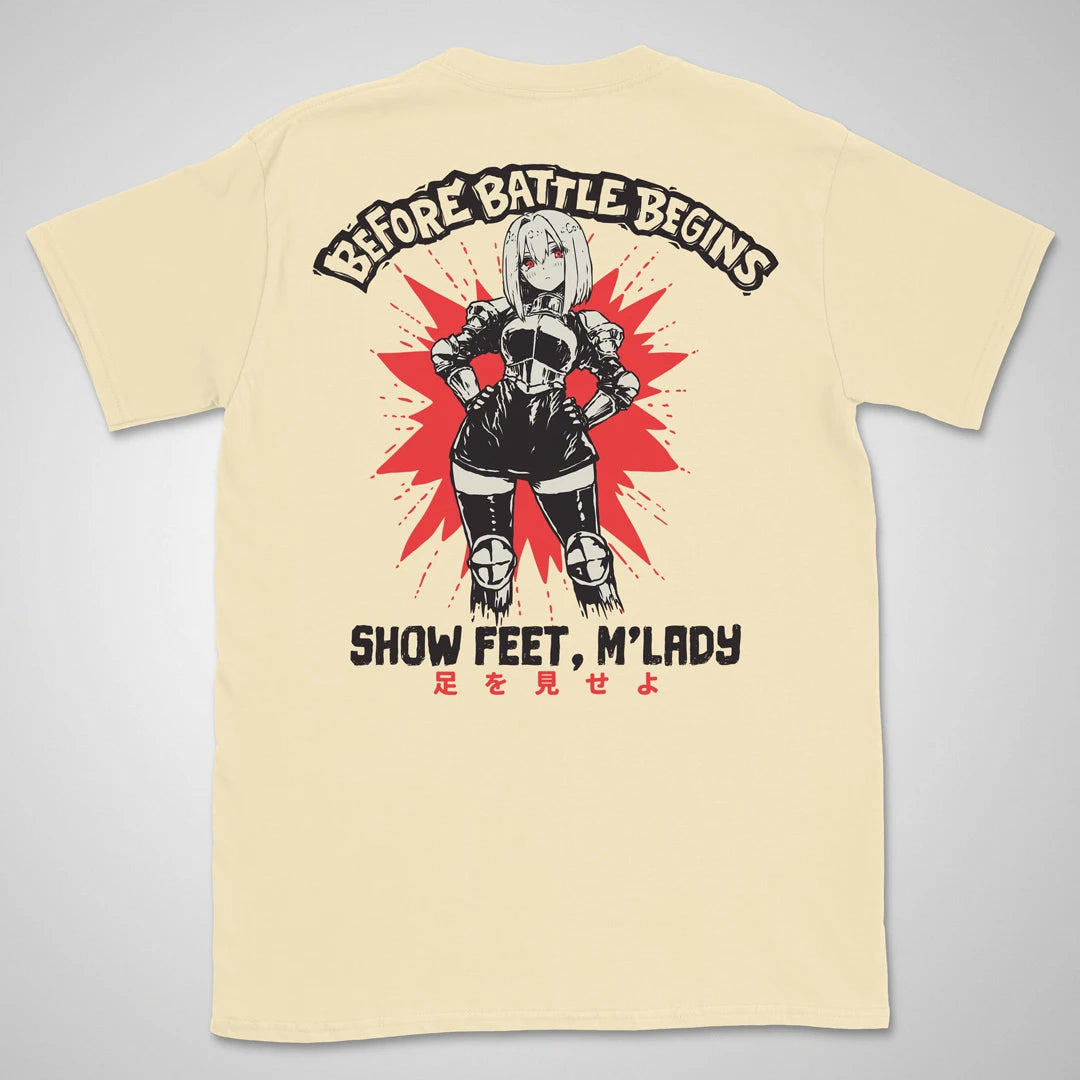 Show Feet M'Lady | back print ❀ T-shirt